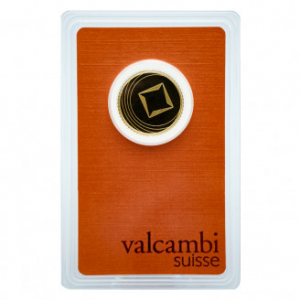 Gold bar Round bar Valcambi 5 g