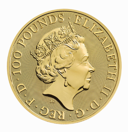 Gold coin 1 oz. Britannia Au.