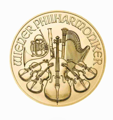 Золотая монета 1 oz. Philharmonic Au.
