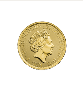 Золотая монета 1/2 oz. Britannia Au.