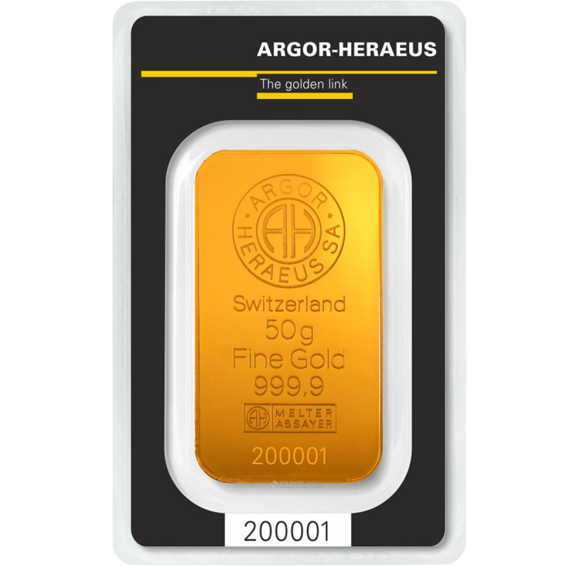Gold bar 50 gr