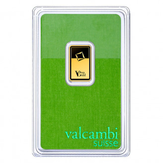 Золотой слиток Green Gold Valcambi 2,5 g