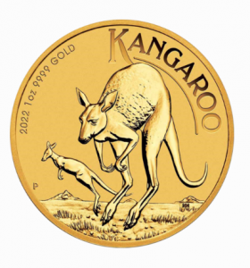 Золотая монета 1 oz. Kangaroo Au.