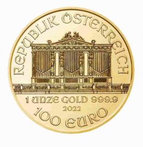 Zelta monēta 1 oz. Philharmonic Au.