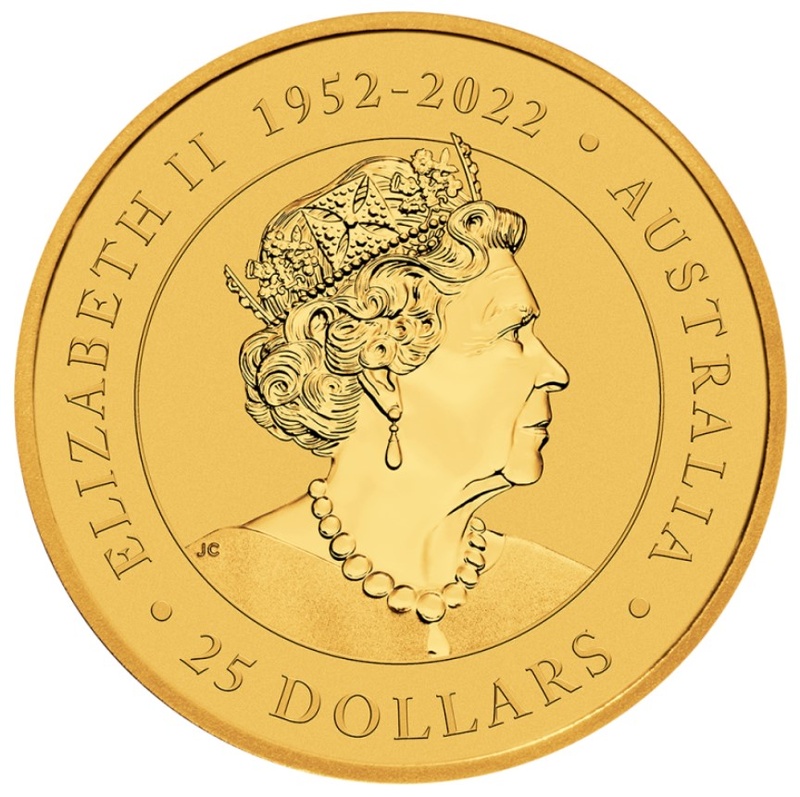 Золотая монета 1/4 oz. Kangaroo Au.