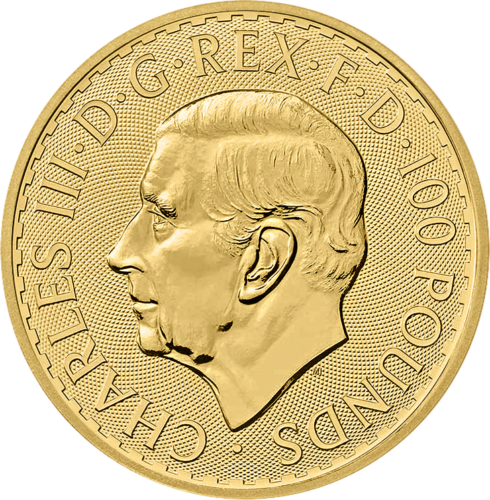 Gold coin 1 oz. Britannia Charles III Au.