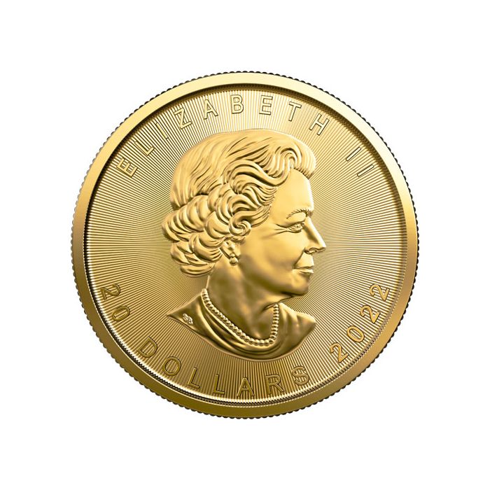 Zelta monēta 1/2 oz. MAPLE LEAF AU.