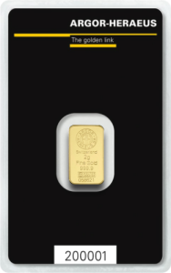 Золотой слиток 2 g