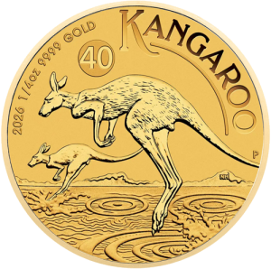 Gold coin 1/4 oz. Kangaroo Au.