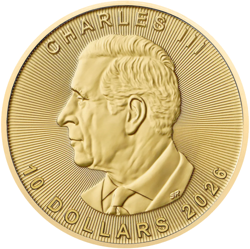 Gold coin  1/4 oz. MAPLE LEAF AU. 2026