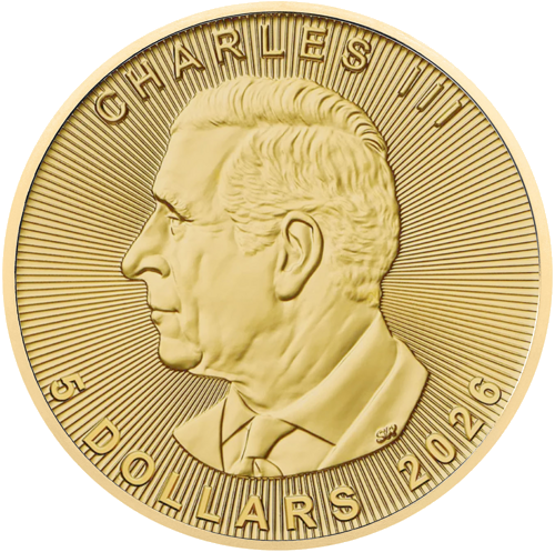 Золотая монета  1/10 oz. MAPLE LEAF AU. 2026