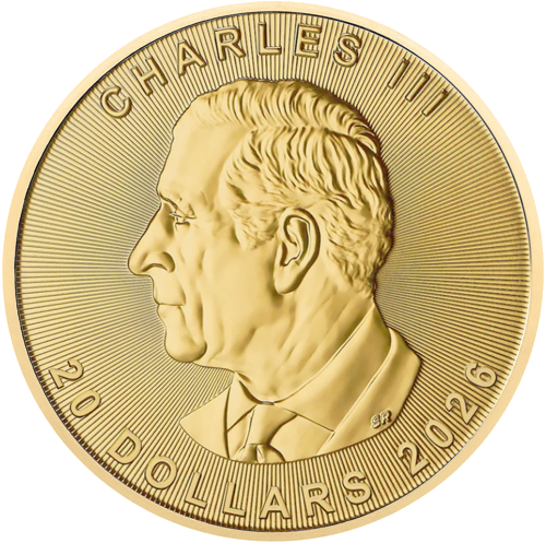 Gold coin  1/2 oz. MAPLE LEAF AU. 2026
