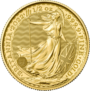 Zelta monēta  1/2 oz. Britannia Elizabeth Au. 2022